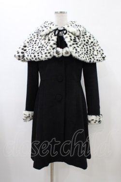 画像1: Secret Honey / ケープ付きコート(101匹わんちゃんver.) Free ブラック H-26-01-26-063-CA-CO-NS-ZH