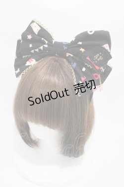 画像1: Angelic Pretty / Star Night Theaterカチューシャ  ブラック H-26-01-26-014-AP-AC-NS-ZH