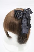 m petit by misako / TT*AMリボンクリップ  ブラック H-26-01-26-016-LO-ZA-NS-ZH