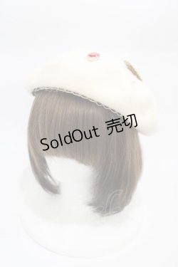 画像1: Angelic Pretty / Noble Collectionベレー  オフ H-26-01-26-017-AP-AC-NS-ZH