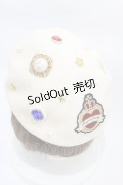 画像2: Angelic Pretty / Noble Collectionベレー  オフ H-26-01-26-017-AP-AC-NS-ZH