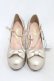 画像1: Ank Rouge / リボンパンプス L ゴールド H-26-01-26-002-CA-SH-NS-ZH (1)