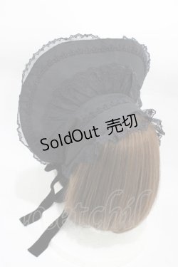 画像2: Angelic Pretty / Holy Wolfボンネット  ブラック H-26-01-26-019-AP-AC-NS-ZH