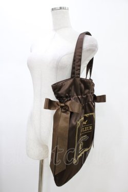 画像2: Maison de FLEUR / chocolatダブルリボントートバッグ  ブラウン H-26-01-26-023-LO-BG-NS-ZH