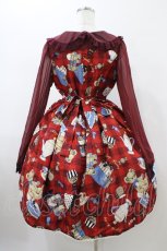 画像2: Angelic Pretty / 夢見るプレゼントワンピース Free ワイン H-26-01-26-027-AP-OP-NS-ZH (2)