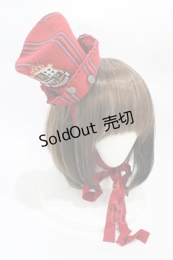 画像1: Angelic Pretty / クラシカルレジメンミニHat  ワイン H-26-01-27-001-AP-AC-NS-ZH