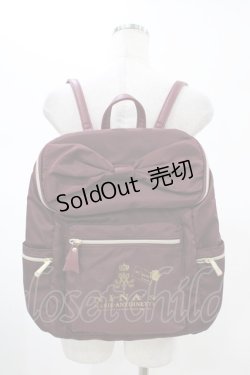 画像1: m petit by misako / NINA'Sコラボリュック  ワイン H-26-01-27-042-LO-BG-NS-ZH