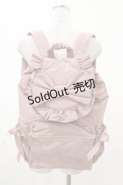 画像1: m petit by misako / TT AM リボンフラップ リュックサック  ピンク H-26-01-27-043-LO-BG-NS-ZH