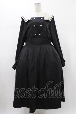 画像1: m petit by misako / サンリオキャラクターズコラボ クロミセーラーワンピース LL ブラック H-26-01-27-047-LO-OP-NS-ZH