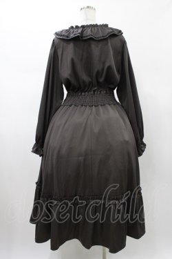 画像2: m petit by misako / AOK*フリルカラータックワンピース 4L ブラウン H-26-01-27-049-LO-OP-NS-ZH