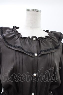 画像3: m petit by misako / AOK*フリルカラータックワンピース 4L ブラウン H-26-01-27-049-LO-OP-NS-ZH