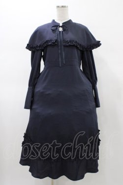 画像1: FLC / MINA*ケープワンピース M ネイビー H-26-01-27-050-0-OP-NS-ZH