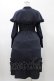 画像2: FLC / MINA*ケープワンピース M ネイビー H-26-01-27-050-0-OP-NS-ZH (2)