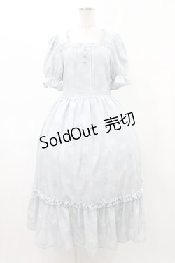 画像1: m petit by misako / AOKハナガラスクエアワンピース M サックス H-26-01-27-052-LO-OP-NS-ZH