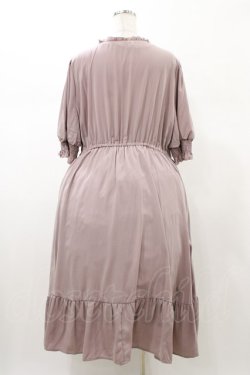 画像2: m petit by misako / AMレースアップワンピース 4L ピンク H-26-01-27-053-LO-OP-NS-ZH