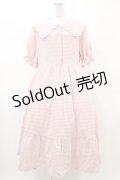 m petit by misako / AM*ギンガムCHKワンピース 4L ピンク H-26-01-27-054-LO-OP-NS-ZH