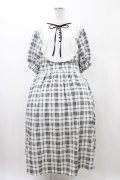 m petit by misako / ナシジチェックキリカエワンピース 4L オフ H-26-01-27-055-LO-OP-NS-ZH