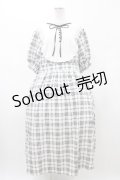 m petit by misako / ナシジチェックキリカエワンピース 4L オフ H-26-01-27-055-LO-OP-NS-ZH