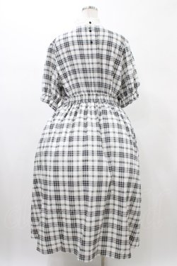 画像2: m petit by misako / ナシジチェックキリカエワンピース 4L オフ H-26-01-27-055-LO-OP-NS-ZH