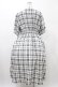 画像2: m petit by misako / ナシジチェックキリカエワンピース 4L オフ H-26-01-27-055-LO-OP-NS-ZH (2)
