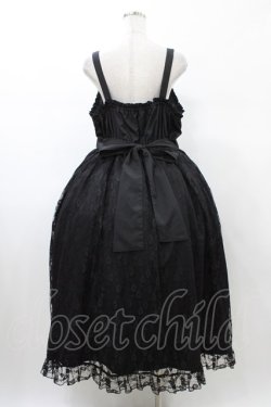 画像2: majoretty / レースジャンパースカート 4L ブラック H-26-01-27-058-0-OP-NS-ZH