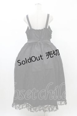 画像2: majoretty / レースジャンパースカート 4L ブラック H-26-01-27-058-0-OP-NS-ZH