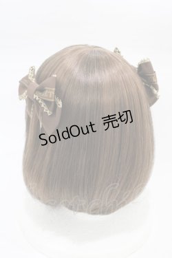 画像2: Angelic Pretty / Melty Ribbon Chocolateリボンコーム  ブラウン H-26-01-27-006-AP-AC-NS-ZH