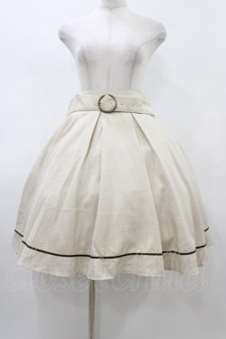 画像1: Kurumi Collaboration / フレアマリンアカデミアスカート 4L アイボリー H-26-01-27-061-0-SK-NS-ZH