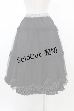 画像4: m petit by misako / NINA'S RVパニエスカート M ブラック/ブラックギンガム リバーシブル H-26-01-27-065-LO-SK-NS-ZH