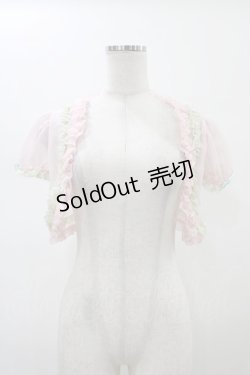 画像1: Angelic Pretty / しゃぼん玉ボレロ Free ピンク H-26-01-27-068-AP-TO-NS-ZH