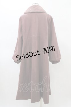 画像2: m petit by misako / AM*リボンコート 4L ダークピンク H-26-01-27-069-LO-CO-NS-ZH