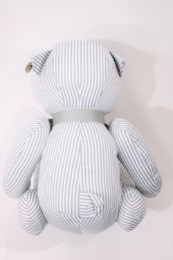 画像2: F i.n.t / オリジナルテディベア  オフ/グリーンストライプ H-26-01-27-1005-CA-ZA-NS-ZH