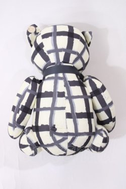 画像2: F i.n.t / オリジナルテディベア  オフ/ブラックチェック H-26-01-27-1007-CA-ZA-NS-ZH