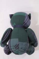 画像2: F i.n.t / オリジナルテディベア  グリーン/ネイビーチェック H-26-01-27-1014-CA-ZA-NS-ZH (2)