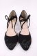 画像1: an another angelus / リボンセパレートパンプス L/24.5〜25cm BLACK H-26-01-27-1016-CA-SH-NS-ZH (1)