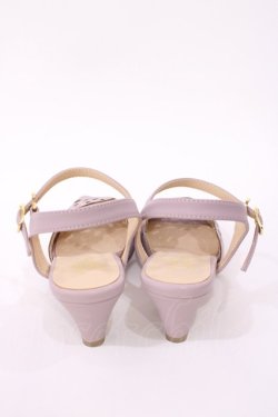 画像3: an another angelus / レースカットワークサンダル L/24.5〜25cm Lavender H-26-01-27-1017-CA-SH-NS-ZH
