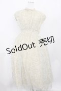 an another angelus / 50sローズプリントチュールギャザーワンピース Free L/YELLOW H-26-01-27-1021-CA-OP-NS-ZH