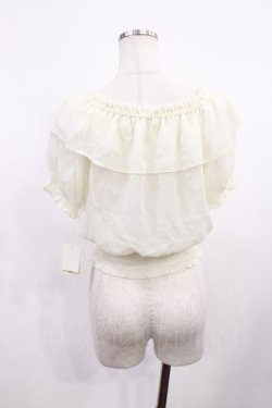 画像2: F&A / ローズシフォンプルオーバー Free OFF WHITE H-26-01-27-1032-LO-TO-NS-ZH