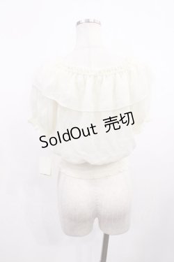 画像2: F&A / ローズシフォンプルオーバー Free OFF WHITE H-26-01-27-1032-LO-TO-NS-ZH