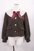 Amavel / セーラーショートコート Free ブラウン H-26-01-27-1039-CA-CO-NS-ZH