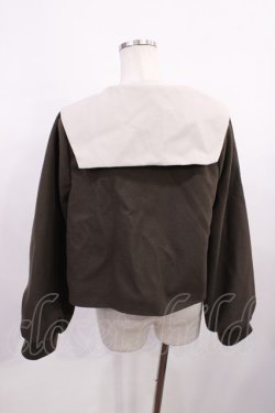 画像2: Amavel / セーラーショートコート Free ブラウン H-26-01-27-1039-CA-CO-NS-ZH