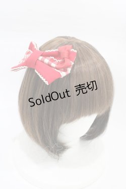 画像1: Angelic Pretty / Candyギンガムバレッタ  レッド H-26-01-27-009-AP-AC-NS-ZH