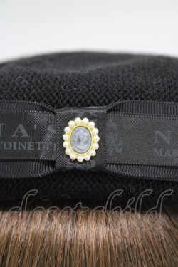 画像3: m petit by misako / NINA`SAMカメオベレー  ブラック H-26-01-27-015-LO-AC-NS-ZH