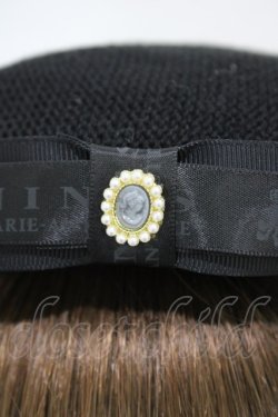 画像3: m petit by misako / NINA`SAMカメオベレー  ブラック H-26-01-27-017-LO-AC-NS-ZH