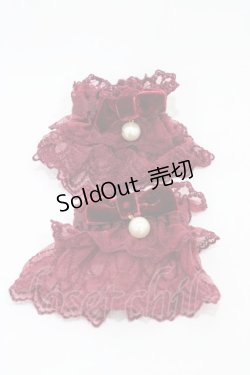 画像1: Angelic Pretty / Lady Ribbonお袖とめ  ワイン H-26-01-27-021-AP-ZA-NS-ZH