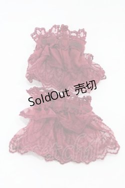 画像2: Angelic Pretty / Lady Ribbonお袖とめ  ワイン H-26-01-27-021-AP-ZA-NS-ZH