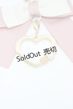 画像2: m petit by misako / AMバッグチャームハート  ピンク H-26-01-27-022-LO-ZA-NS-ZH