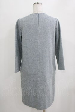 画像3: MILK / Ribbonneワンピース  サックスツィード H-26-01-28-022-ML-OP-KB-ZH