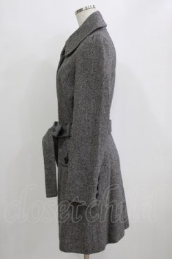 画像2: PEACE NOW / ベルト付コート  グレー H-26-01-28-023-PU-CO-KB-ZH