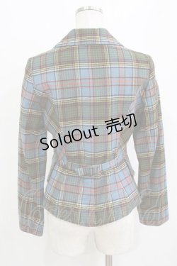 画像3: Emily Temple cute / タータンチェックジャケット  ブルー H-26-01-28-025-ET-JA-KB-ZH